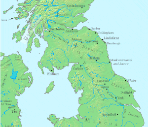 Northumbria zur Zeit Osrics und Ceolwulfs