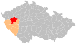 Distret de Plzeň-sever - Localizazion