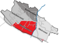 Ortschaft Ortsteile um 2010 mit Verkehrsnetze