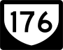 Highway 176 marker