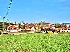 Vue panoramique de la commune.