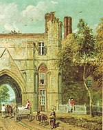 Reading Abbey, från en målning av Paul Sandby.