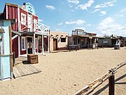 Main Street of the Pioneer Living History Museum.