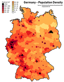 Population density in Germany, by kreis/district Population density in Germany.png