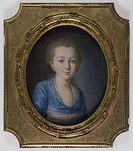 Portrait présumé du premier dauphin, fin années 1780.