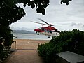 Helikopter penyelamat Queensland, Pulau Hijau, Great Barrier Reef, pinggir Cairns