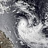 Tropical Cyclone Rewa near its peak intensity