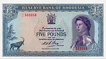 Rhodesia five pounds 1966.jpg