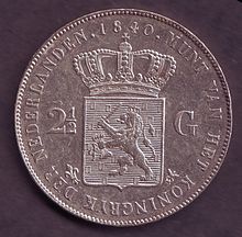 The first rijksdaalder of the Kingdom of the Netherlands, issued in 1840 Rijksdaalder-1840-voor.jpg