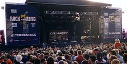 Die Happy Rock am Ringissä vuonna 2003.