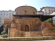 The Church of Saint George in Sofia is the oldest church in Bulgaria. Rotonda St Georg Sofia - 04.JPG