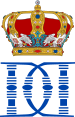 Royal Monogram of Prince Dimitry of Yugoslavia.svg