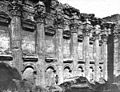 The interior of the Temple of Bacchus in the 1920s