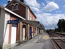 Voies, quai et ancien bâtiment voyageurs