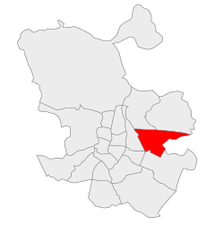 San Blas-Canillejas – Mappa