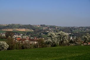 St. Ulrich bei Steyr von Garsten aus gesehen