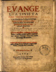 The duchy became a leading Polish and Lithuanian Lutheran and printing center. In the mid-16th century in Königsberg were published the first translation of the New Testament into Polish by Stanisław Murzynowski and the Catechism of Martynas Mažvydas, which is the first printed book in the Lithuanian language.