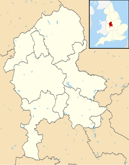 List of football clubs in Staffordshire is located in Staffordshire