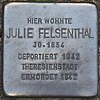 Stolperstein für Julie Felsenthal