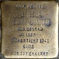 Stolperstein für Bertha Cohn-Conrad (Berrenrather Straße 377)