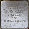 Stolperstein für Manry Klein (Saarstraße 10)