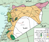 Map of ethno-religious composition in Syria
