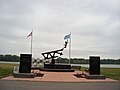 The I-40 Bridge Collapse Memorial at Webbers Falls, Oklahoma