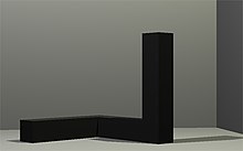 Tony Smith, Free Ride, 1962, 6'8 x 6'8 x 6'8, Museum of Modern Art (New York City) Tonysmith freeride sculpture.jpg