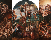 Снятие с креста. Триптих. 1540—1545. Национальный музей старинного искусства, Лиссабон