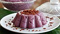Ube halaya (mashed purple yam) from the Philippines