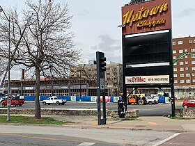 Redevelopment of the Uptowne Shoppes from commercial to retail and residential.