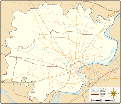 Location map India Uttar Pradesh Varanasi