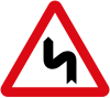 Double curve, first to left