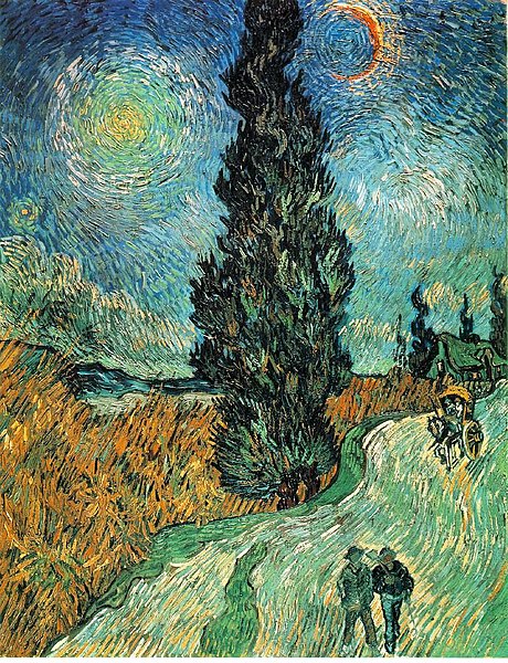 File:Vincent van Gogh - Road with Cypress and Star.JPG