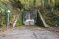 Entrée murée du Tunnel de la Puya côté Faubourg des Balmettes