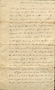 Correspondence from General George Washington to Shreve, on April 6, 1778