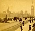 Image 36The Houses of Parliament from Westminster Bridge in the early 1890s (from History of London)