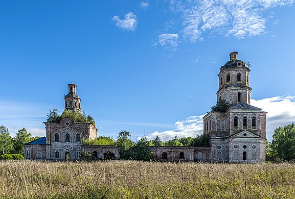 108. Вознесенская церковь, Русаново, Орловский район, Кировская область Автор — Ele-chudinovsk