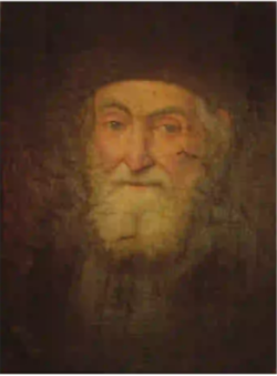 רבי יוסף מפוזנא - ציור שמן