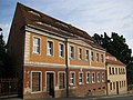 Building at the Pulsnitzer Straße in Kamenz in the district Bautzen in Saxony, Germany.