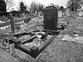 The grave of William Cottrill at Tinsley Park Cemetery, Sheffield