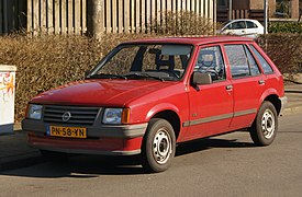 Пятидверный Opel Corsa (1985-1987)