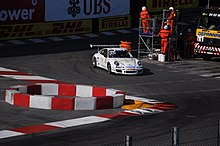 A view of the 2011 Monaco Porsche Supercup. Motor racing is very popular, with one course encompassing almost the whole country. 2011 Monaco Porsche Supercup.jpg
