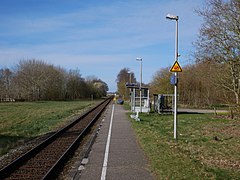 Tating, Seitenbahnsteig