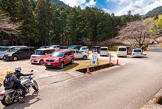 駐車場 シーズンは混雑する