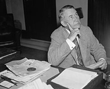 Alben W. Barkley, pictured in 1937 Alben Barkley, pensive (cropped).jpg