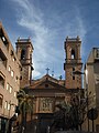 Iglesia desde la avinguda de Santa Maria