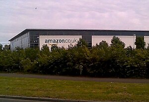 English: Amazon warehouse in Glenrothes, Fife;...