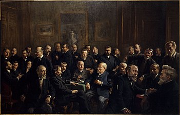 Portrait collectif des membres de l'Association des journalistes républicains Français (1907), Paris, musée Carnavalet.
