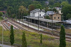 Gleisfeld des Bahnhofes (2012)